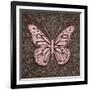 Pink Butterfly IV-Todd Williams-Framed Art Print