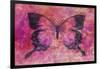 Pink Butterfly-Cora Niele-Framed Giclee Print