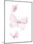 Pink Butterflys I-PI Juvenile-Mounted Art Print