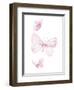 Pink Butterflys I-PI Juvenile-Framed Art Print