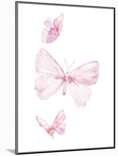 Pink Butterflys I-PI Juvenile-Mounted Art Print