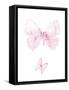 Pink Butterflys II-PI Juvenile-Framed Stretched Canvas