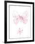 Pink Butterflys II-PI Juvenile-Framed Art Print