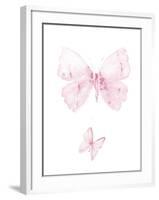 Pink Butterflys II-PI Juvenile-Framed Art Print