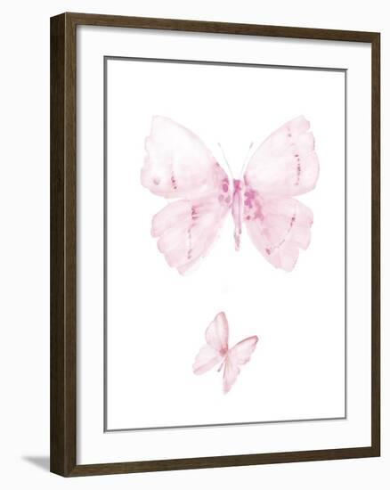 Pink Butterflys II-PI Juvenile-Framed Art Print