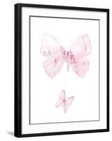 Pink Butterflys II-PI Juvenile-Framed Art Print