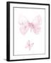 Pink Butterflys II-PI Juvenile-Framed Art Print