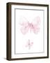 Pink Butterflys II-PI Juvenile-Framed Art Print