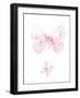 Pink Butterflys II-PI Juvenile-Framed Art Print