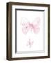 Pink Butterflys II-PI Juvenile-Framed Art Print