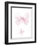 Pink Butterflys II-PI Juvenile-Framed Art Print