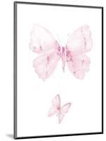 Pink Butterflys II-PI Juvenile-Mounted Art Print