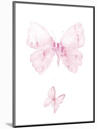 Pink Butterflys II-PI Juvenile-Mounted Art Print