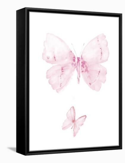 Pink Butterflys II-PI Juvenile-Framed Stretched Canvas