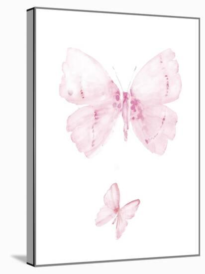 Pink Butterflys II-PI Juvenile-Stretched Canvas