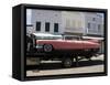 Pink Cadillac Being Transported, Duval Street, Key West, Florida, USA-R H Productions-Framed Stretched Canvas