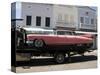 Pink Cadillac Being Transported, Duval Street, Key West, Florida, USA-R H Productions-Stretched Canvas