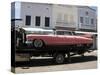 Pink Cadillac Being Transported, Duval Street, Key West, Florida, USA-R H Productions-Stretched Canvas