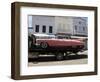 Pink Cadillac Being Transported, Duval Street, Key West, Florida, USA-R H Productions-Framed Photographic Print