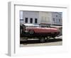 Pink Cadillac Being Transported, Duval Street, Key West, Florida, USA-R H Productions-Framed Photographic Print