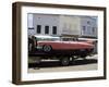 Pink Cadillac Being Transported, Duval Street, Key West, Florida, USA-R H Productions-Framed Photographic Print