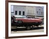 Pink Cadillac Being Transported, Duval Street, Key West, Florida, USA-R H Productions-Framed Photographic Print