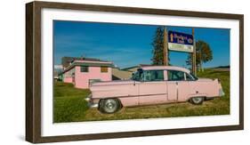 Pink Cadillac Diner, Natural Bridge, Virginia-null-Framed Photographic Print