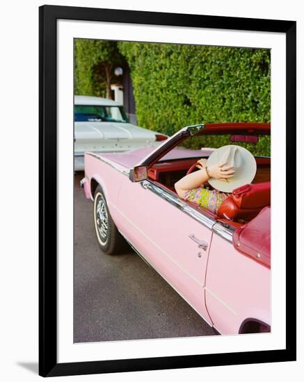 Pink Cadillac III-Bethany Young-Framed Premium Photographic Print