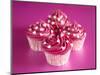 Pink Cakes on Pink 01-Tom Quartermaine-Mounted Giclee Print