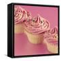 Pink Cakes on Pink 02-Tom Quartermaine-Framed Stretched Canvas