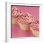 Pink Cakes on Pink 02-Tom Quartermaine-Framed Giclee Print