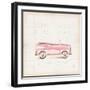 Pink Car-Lauren Hamilton-Framed Art Print