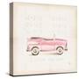 Pink Car-Lauren Hamilton-Stretched Canvas