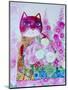 Pink Cat-Oxana Zaika-Mounted Giclee Print