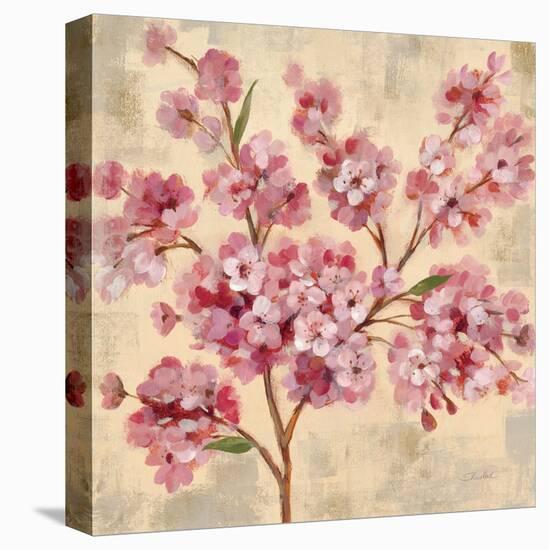 Pink Cherry Branch II-null-Stretched Canvas