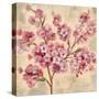 Pink Cherry Branch II-null-Stretched Canvas