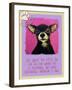 Pink Chihuahua-Cathy Cute-Framed Giclee Print