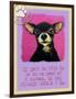 Pink Chihuahua-Cathy Cute-Framed Giclee Print