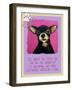 Pink Chihuahua-Cathy Cute-Framed Giclee Print