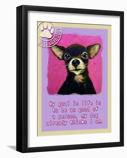 Pink Chihuahua-Cathy Cute-Framed Giclee Print