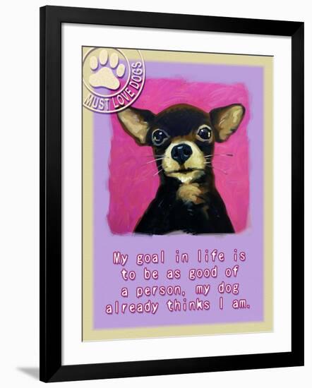 Pink Chihuahua-Cathy Cute-Framed Giclee Print