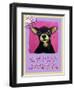 Pink Chihuahua-Cathy Cute-Framed Giclee Print