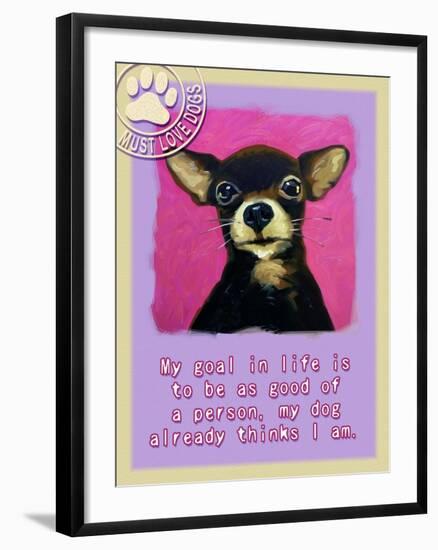 Pink Chihuahua-Cathy Cute-Framed Premium Giclee Print