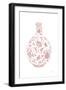 Pink Chinoiserie Vase III-Mercedes Lopez Charro-Framed Art Print