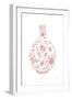 Pink Chinoiserie Vase III-Mercedes Lopez Charro-Framed Art Print