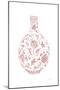 Pink Chinoiserie Vase III-Mercedes Lopez Charro-Mounted Art Print