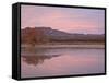 Pink Clouds and Pond at Sunrise, Bosque Del Apache National Wildlife Refuge, New Mexico, USA-James Hager-Framed Stretched Canvas