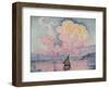 Pink Clouds, Antibes-Paul Signac-Framed Premium Giclee Print