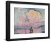 Pink Clouds, Antibes-Paul Signac-Framed Premium Giclee Print