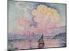 Pink Clouds, Antibes-Paul Signac-Mounted Premium Giclee Print